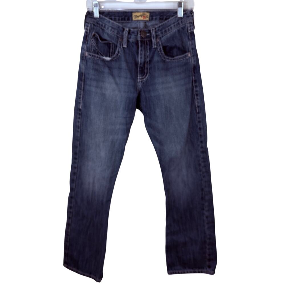 Wrangler 20X Men's No. 42 Vintage Bootcut Jeans Distressed Western SIZE 29x32
